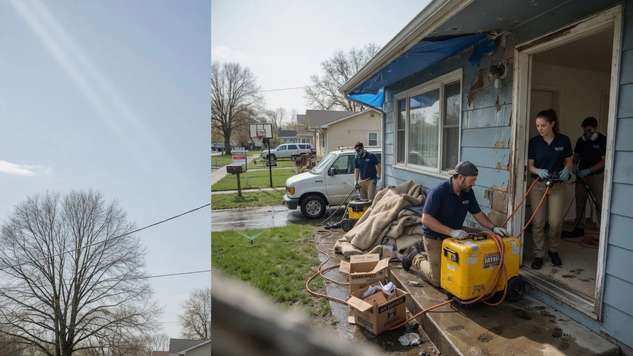 Basement Flood Cleanup in Hanover, KS near me
